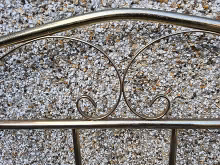 Photo of free Metal Headboard (Newborough LL61) #2