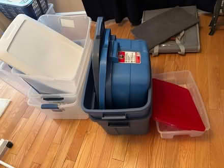 Photo of free Plastic storage bins (Orleans) #2