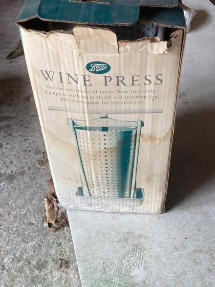 Photo of free Boots Wine Press (Stand M45) #1