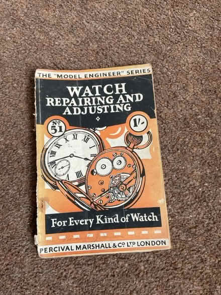 Photo of free Watch repair instruction book. (Patchway BS34) #1
