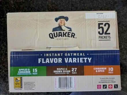 Photo of free Instant Oatmeal Variety Pack (Castro Valley) #1