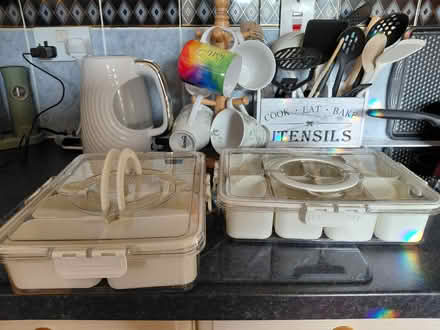 Photo of free 2 portion storage boxes for snacks, sweets fruit etc (Rowner PO13) #1