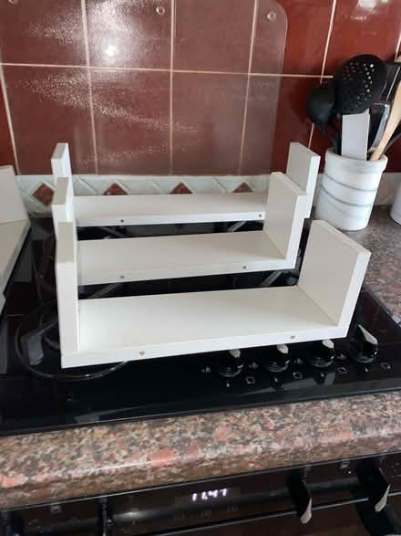 Photo of free 6 white shelves (Belper DE56) #1
