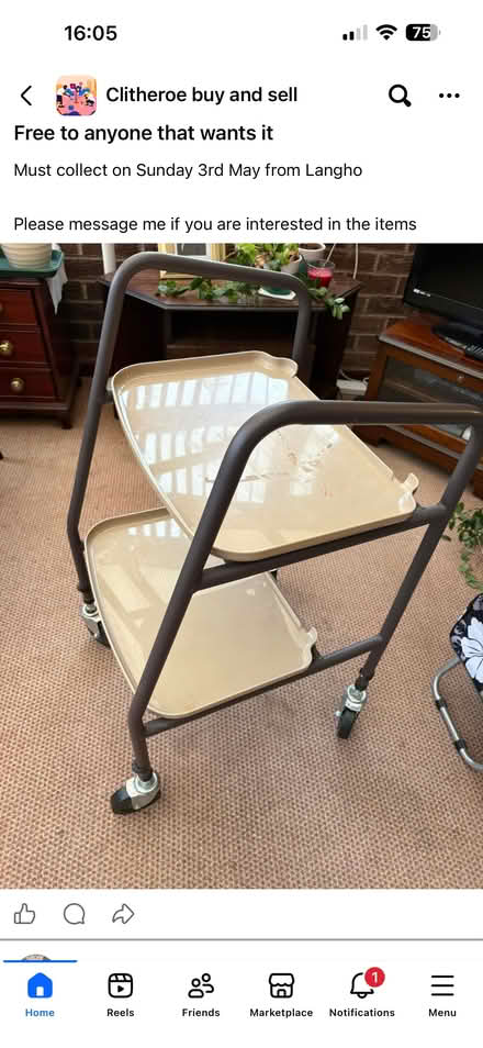 Photo of free Kitchen trolley on wheels (Langho BB6) #1