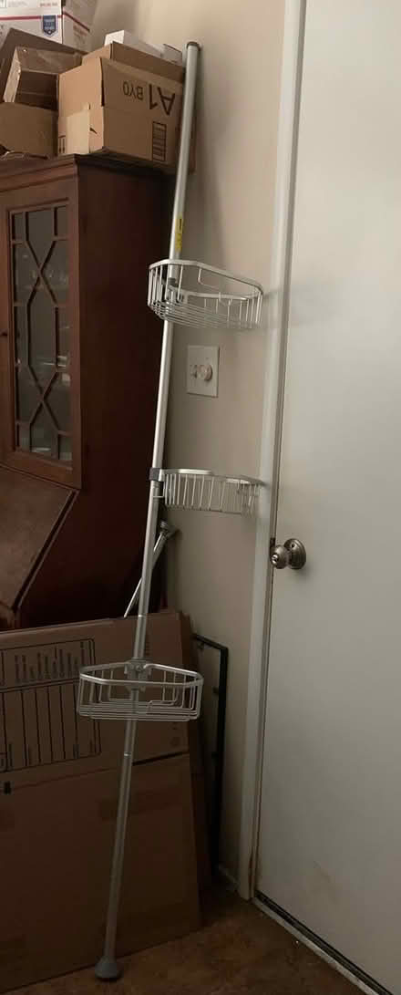 Photo of free Tension rod shower organizer (Downtown San Rafael near 101) #1