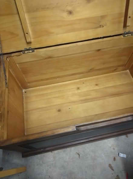 Photo of free Wooden blanket box/storage box (Wem SY4) #1