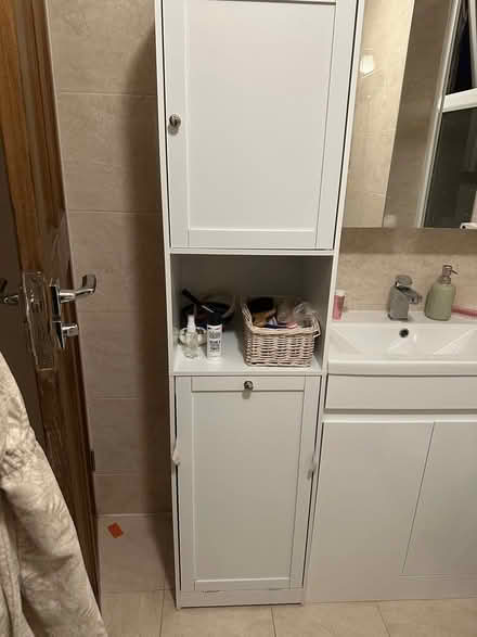 Photo of free Tall bathroom cabinet (Addiscombe) #1