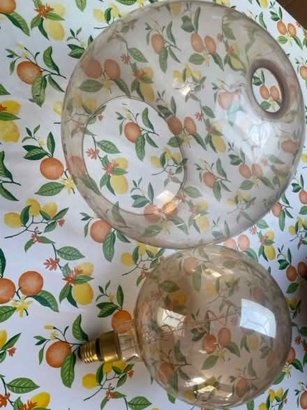 Photo of free Glass light shade + giant bulb (Eton Wick SL4) #1