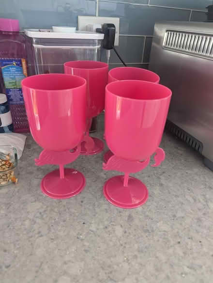 Photo of free Flamingo glasses (63rd& main, DG) #1