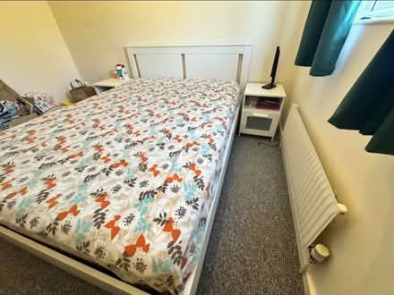 Photo of free King size ikea bed with storage (PE38LB) #2