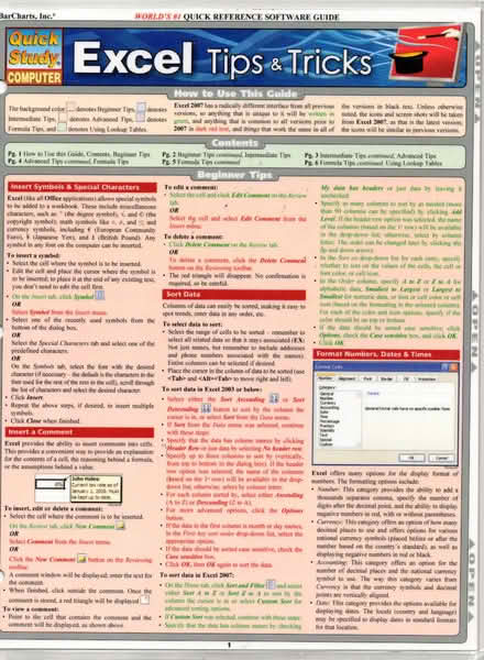 Photo of free Excel Tips & Formulas lamenated (South Tempe) #1