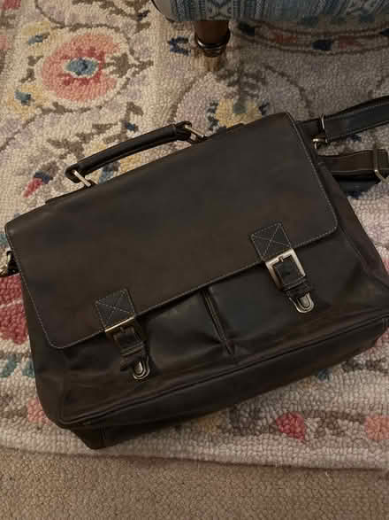 Photo of free Leather messenger bag (Farnborough GU14) #1