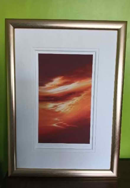 Photo of free Framed Sunset print (L24) #1