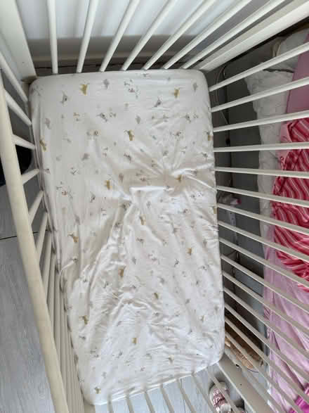 Photo of free IKEA baby bed with mattress (Barking Riverside IG11) #2