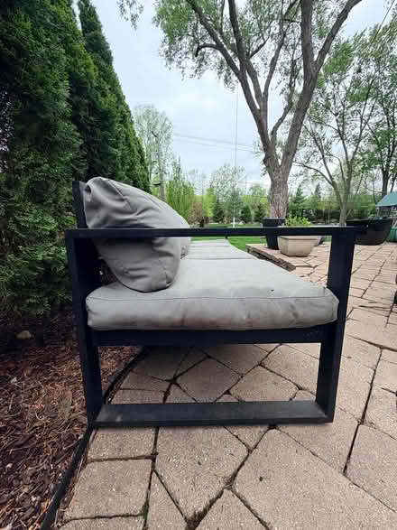 Photo of free Metal frame outdoor sofa - no rust (hinsdale) #2