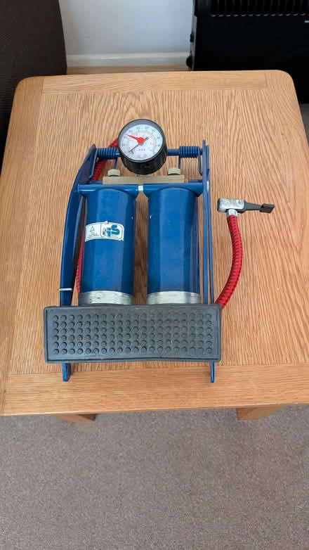Photo of free Double foot pump (Irthlingborough NN9) #1