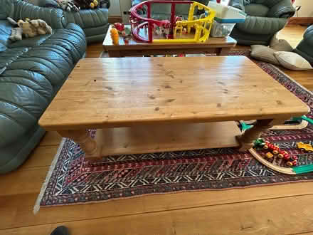 Photo of free Pine coffee table (Haldens AL6) #1