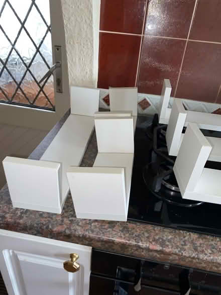 Photo of free 6 white shelves (Belper DE56) #2
