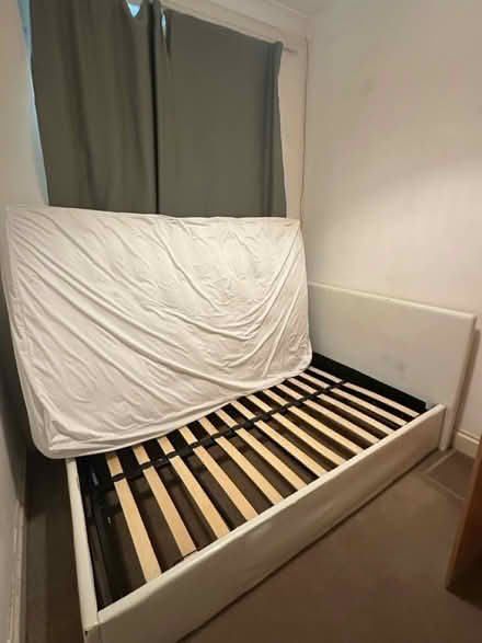 Photo of free Small double bed and mattress (Highbury and Islington, N5) #1