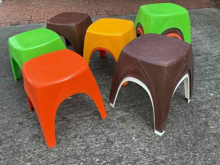 Photo of free Stackable plastic stools (Blackwood 5051) #1