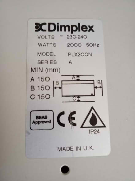 Photo of free Electric wall mounted radiator (Fordingbridge SP6) #2