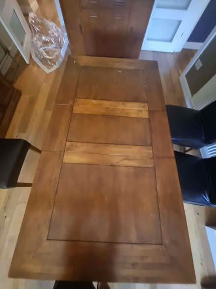 Photo of free Wooden extendable dining table (Chad Valley B15) #2