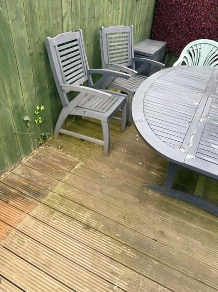 Photo of free Large garden table and chairs (Gateshead NE10) #3