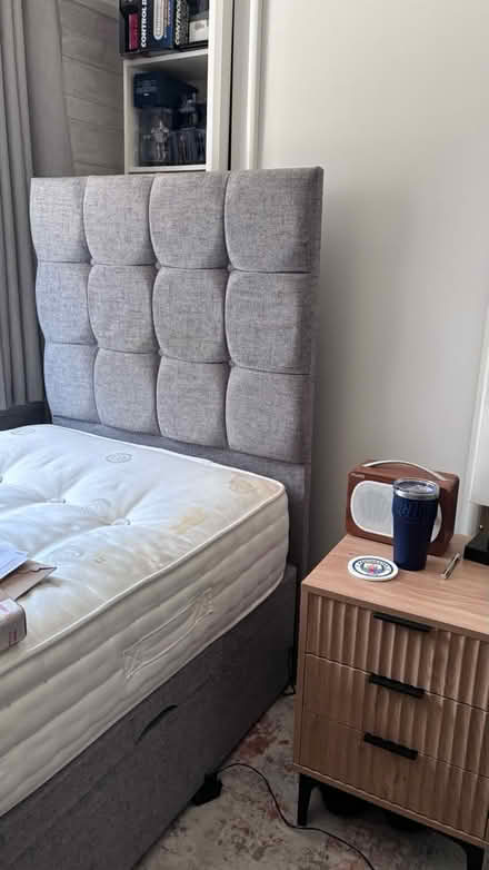 Photo of free Tall fabric single bed headboard (Northern moor M23 0) #1