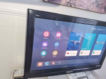 Photo of free (NOT A SMART TV) Panasonic Viera Plasma 37"Tv (Dog Kennel SE15) #1
