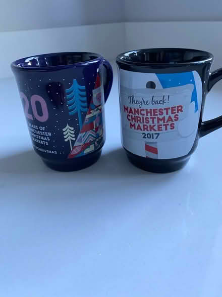 Photo of free 2x Manchester Xmas market mugs (Heswall CH60) #1
