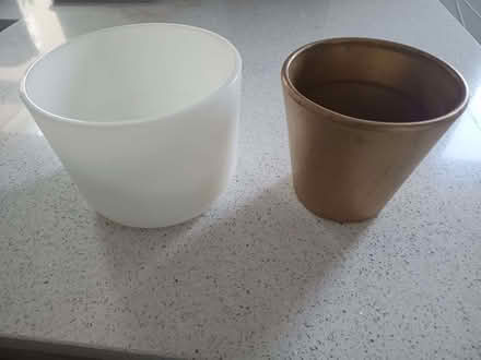 Photo of free 2 plant pots for houseplants (Netherfield, Kendal LA9) #1