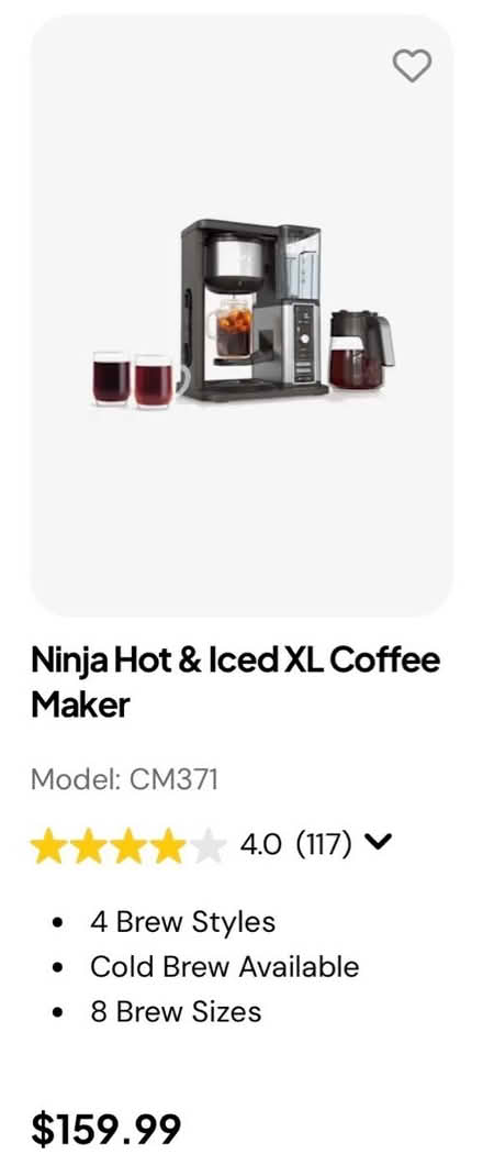 Photo of free Ninja XL Hot/Cold Coffee Maker (Clason Point Bronx NY) #3