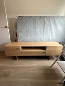 Photo of free Wood cabinet (E17) #1