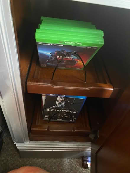 Photo of free Tall wood over-the-bed storage (Goshen, IN) #3