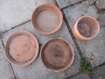 Photo of free clay pots and underplates (Old Ottawa South) #1