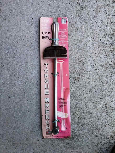 Photo of free 1/2" Torque wrench (West San Jose) #1