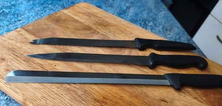 Photo of free Three assorted kitchen knives (Kirkley NR33) #2