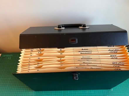 Photo of free Expanding box file with dividers (Porthill ST5) #3