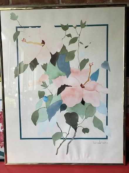 Photo of free pastel watercolor - signed original (south sunnyvale) #1