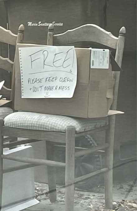 Photo of free Wooden Bistro Chair G st San Rafael (15 G street, San Rafael) #1