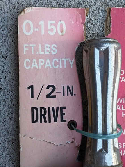 Photo of free 1/2" Torque wrench (West San Jose) #2