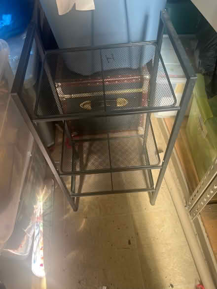 Photo of free Three shelf unit (Homestead and Hollenbeck) #1