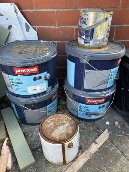 Photo of free Large tubs of paint - white (Didsbury M20) #1