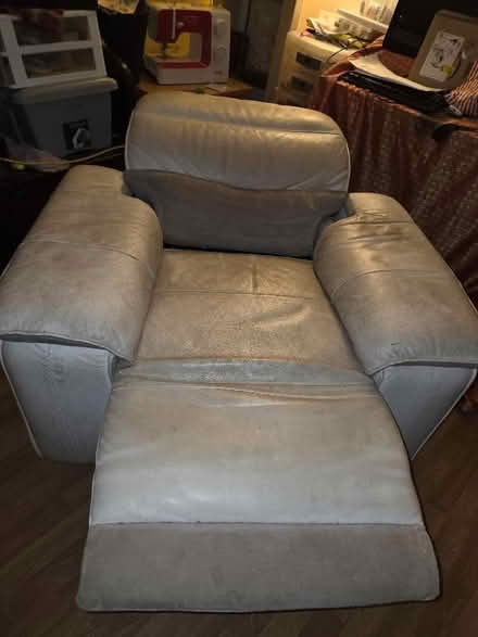 Photo of free Leather lounger (Waterside KA3) #3
