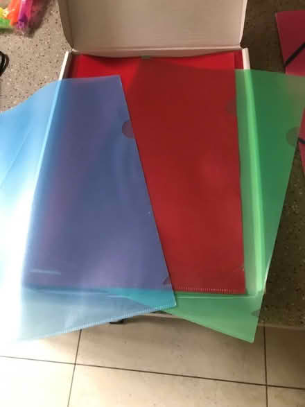 Photo of free Plastic folders (Shepherds Bush) #1