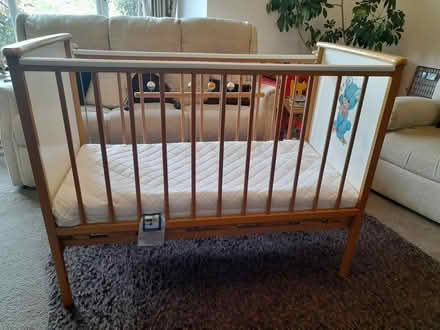 Photo of free Drop side cot for baby (ME14 near Penenden Heath) #1