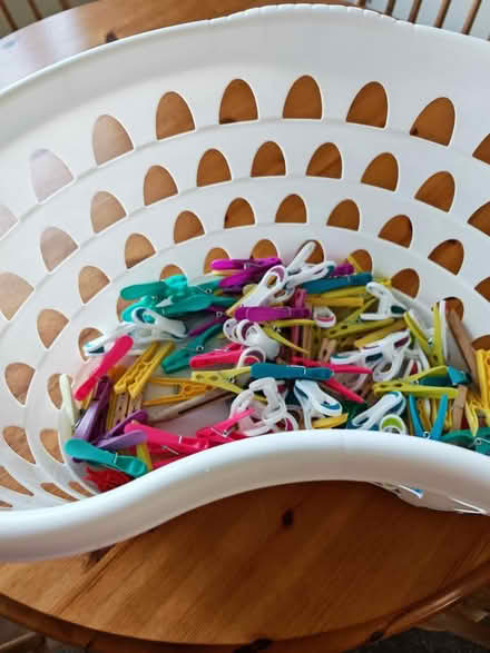 Photo of free Load of pegs and washing basket (Great Sutton CH66) #1