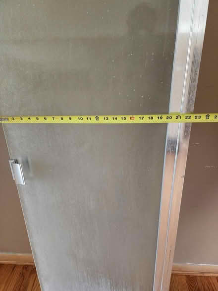 Photo of free Frosted glass shower door (Reford township) #2