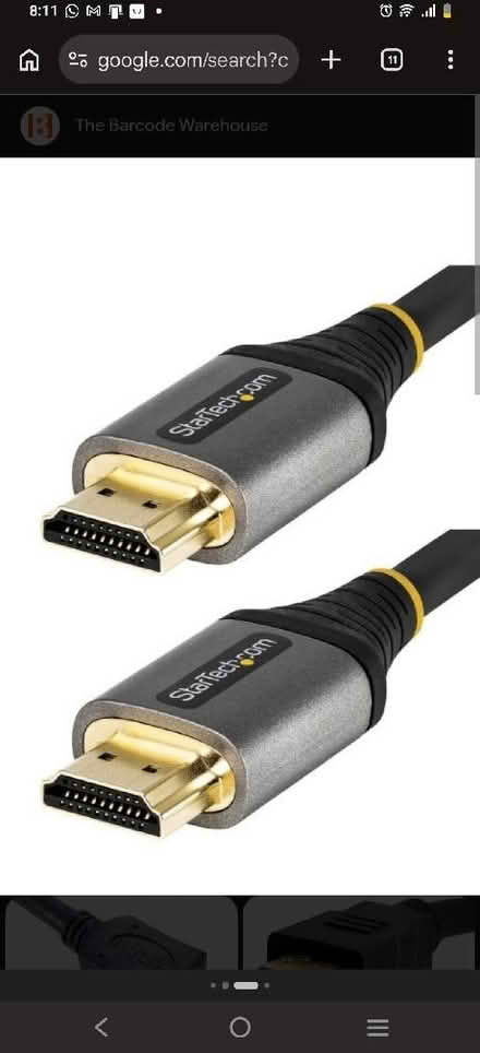 Photo of HDMI cable (Heriot-Watt University (Riccarton Campus) EH14) #1