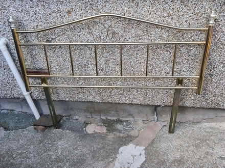 Photo of free Metal Headboard (Newborough LL61) #1